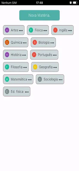 Game screenshot Caderno Anotações por Matérias apk