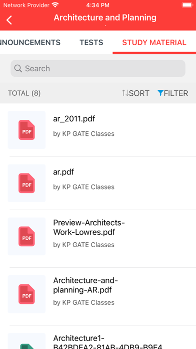 KP GATE Classes Screenshot
