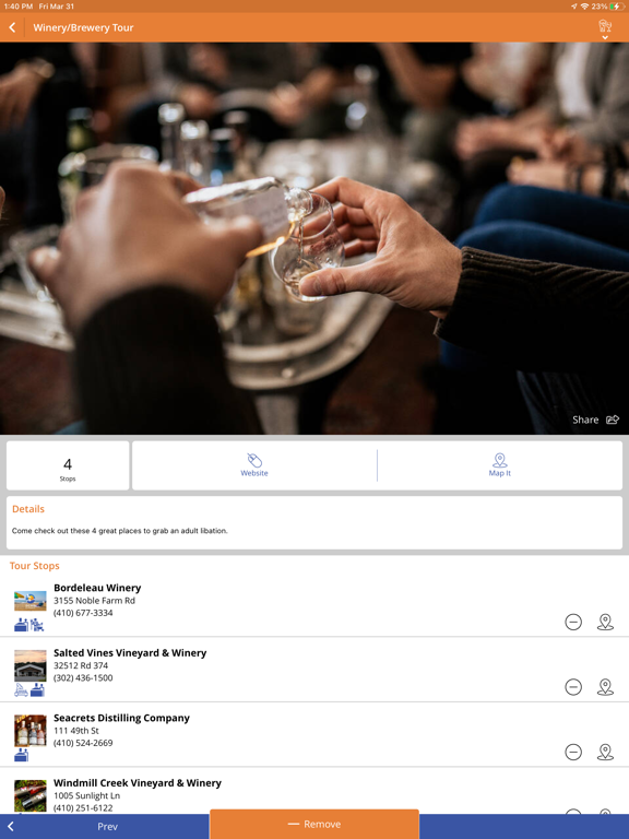 Experience OC iPad screenshot 6 - Travel app