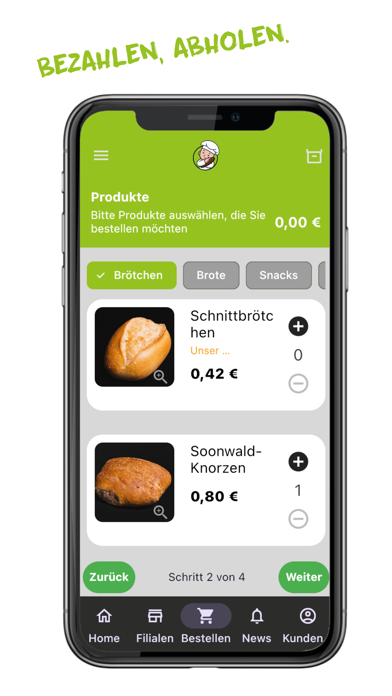 Soonwald Bäckerei Grünewald Screenshot