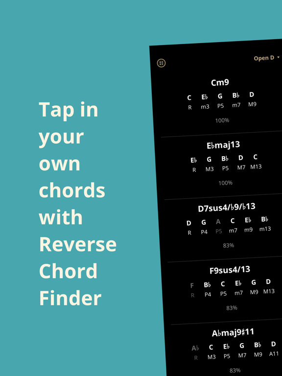 Alt Tunings - Guitar Chords iPad screenshot 5 - Music app