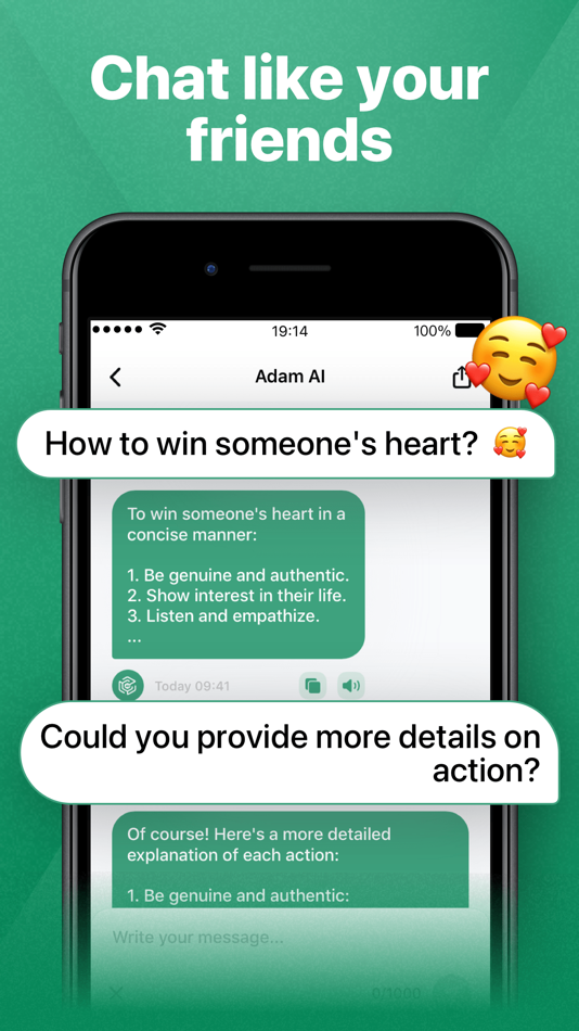 #3. Adam: AI Chatbot (iOS) 由: BC LTD