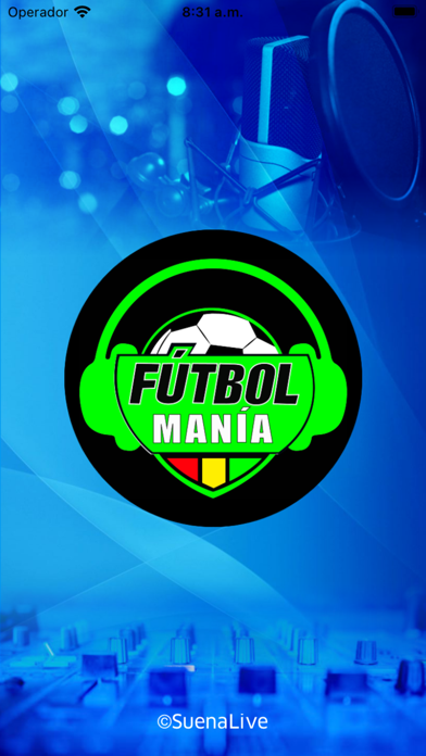 Radio Futbolmania Screenshot