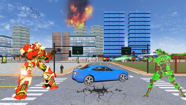 Multi Robot Bus Transformation