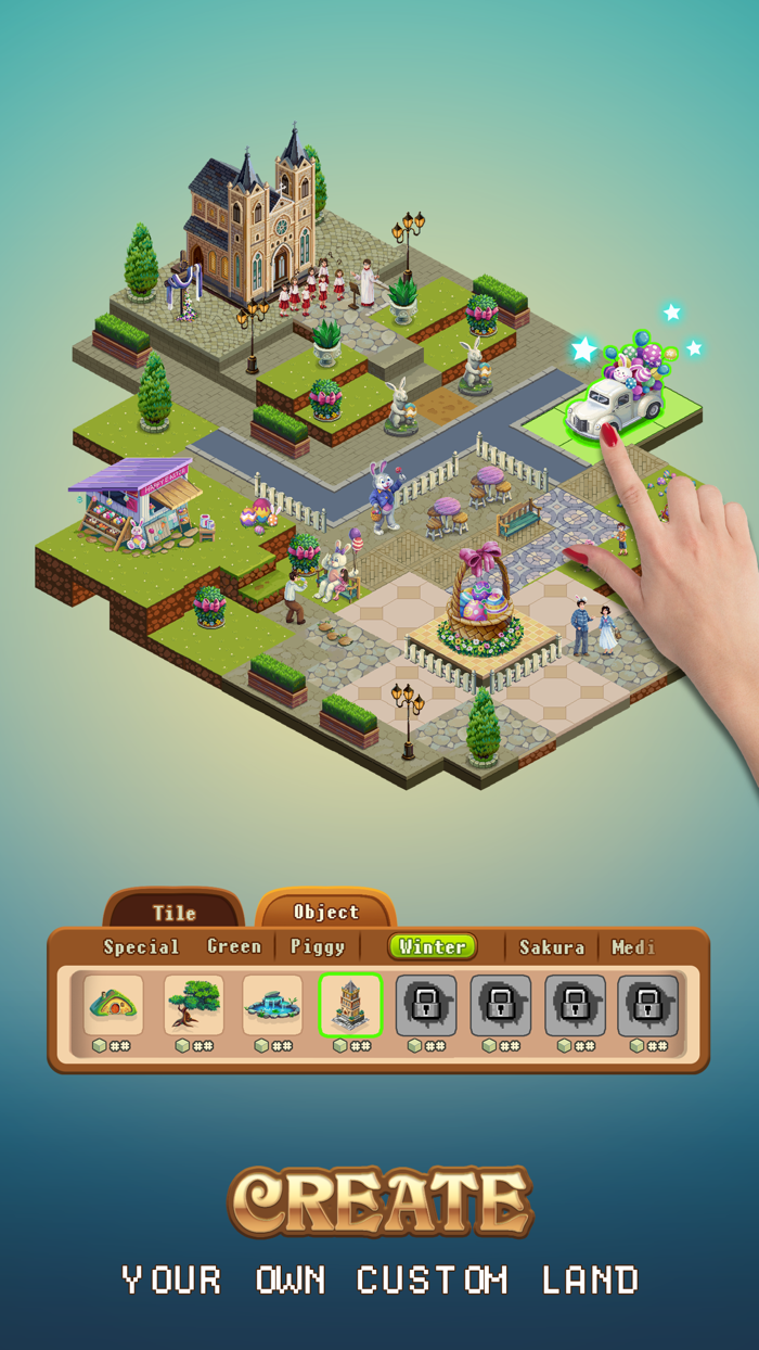 Pixel Isle Coloring Sandbox