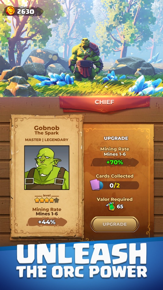 #5. Orecraft: Mining Camp (iOS) By: Evrika Games