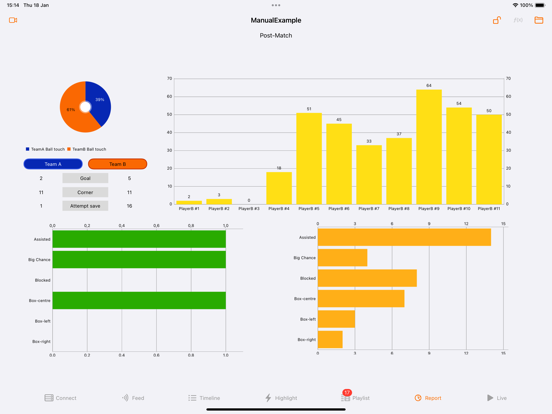 MyVideoAnalyser Remote iPad app afbeelding 7