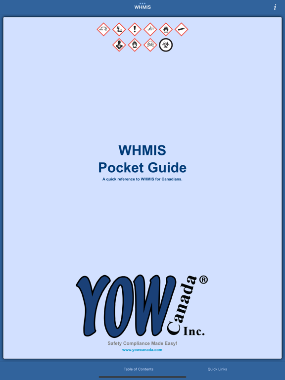 Screenshot #4 pour WHMIS Pocket Guide