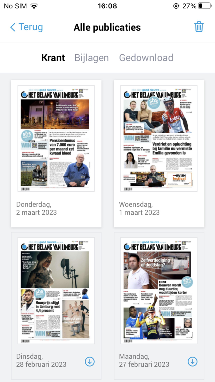 Het Belang van Limburg - Krant