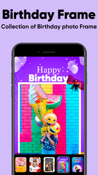 Screenshot #1 pour Birthday Photo Frame!