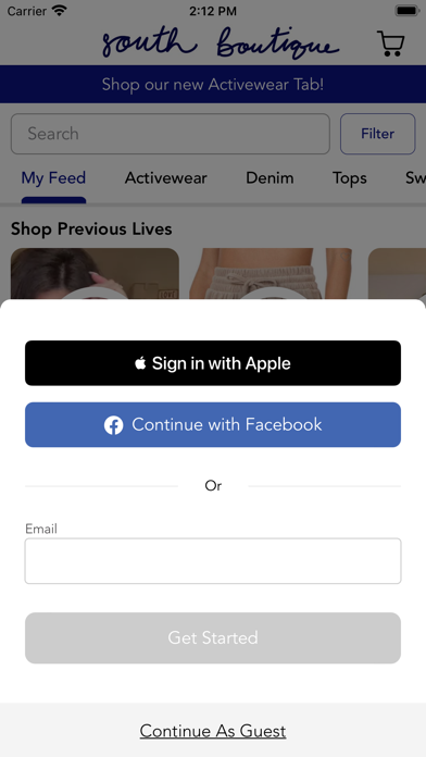 South Boutique Screenshot