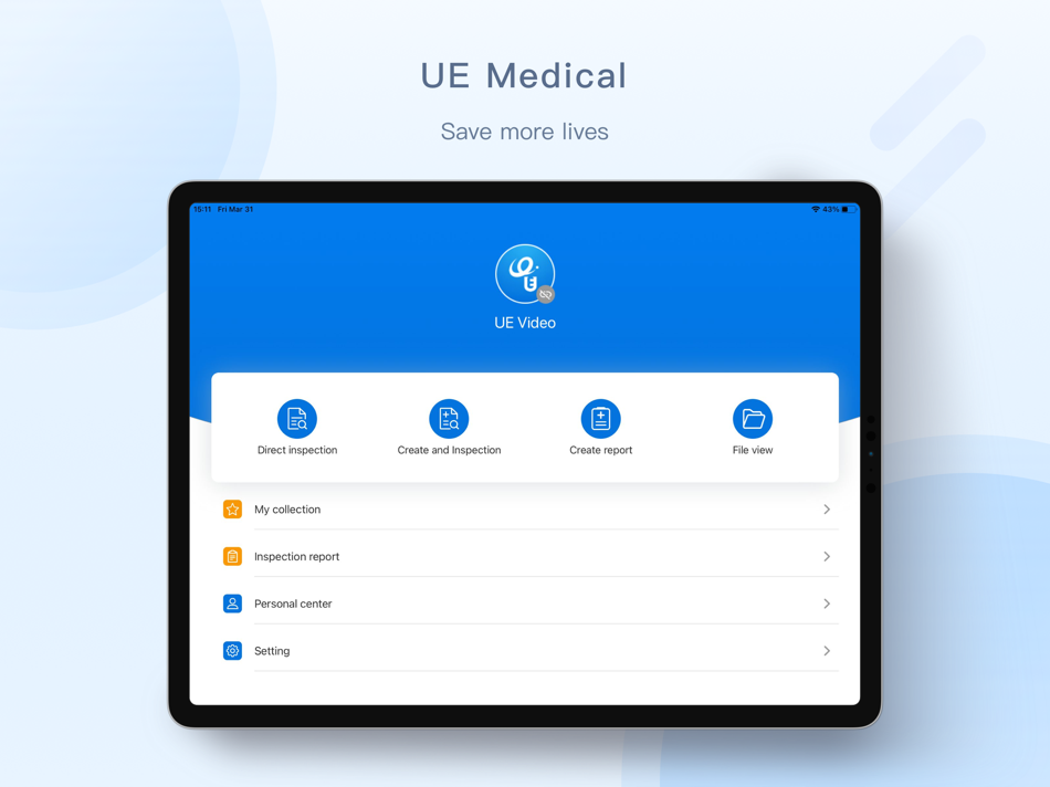 #1. UE Video (iOS) 由: 浙江优亿医疗器械股份有限公司