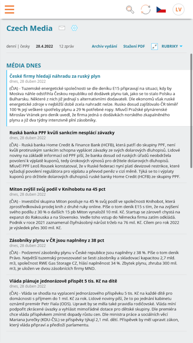ČIA NEWS Screenshot