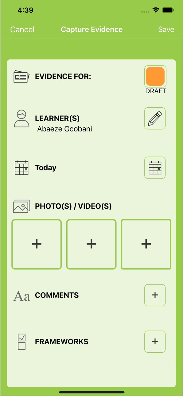 iPhone screenshot