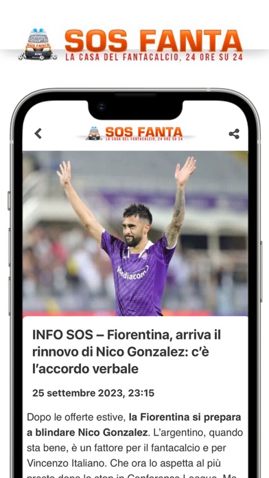 SOS Fanta -  Fantacalcio Screenshot
