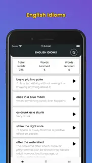 english idioms & slang phrases iphone screenshot 2