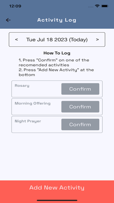 Legion of Mary Diary Screenshot