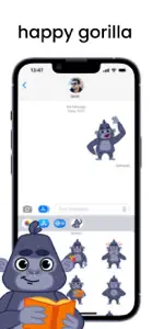 happy gorilla screenshot #1 for iPhone