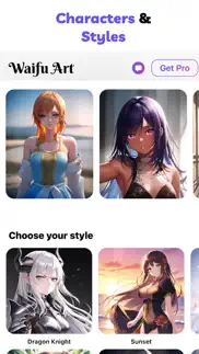 ai anime art girl: waifu iphone screenshot 3