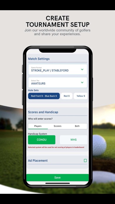 GEMGolfers Golf Leagues& Tours Screenshot
