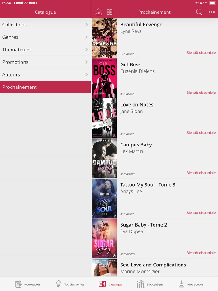 Harlequin  E-librairie