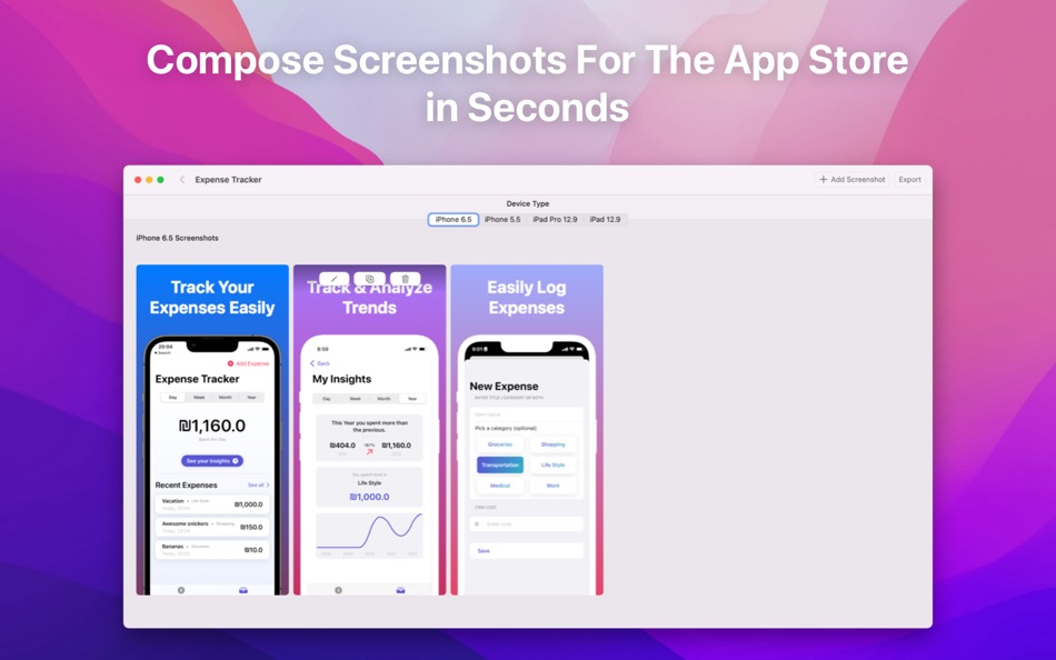 #2. ScreenShop - Screenshot Maker (macOS) 由: Eilon Krauthammer