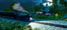 Game screenshot Jungle train driving simulator apk