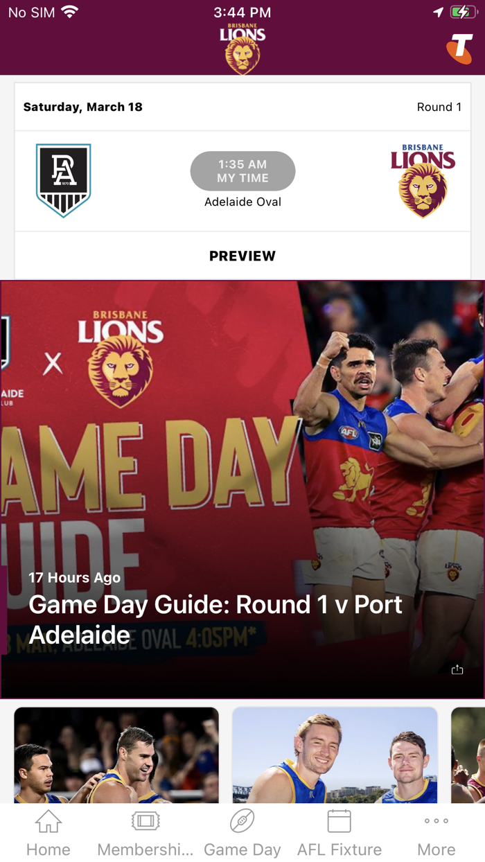Brisbane Lions Official App