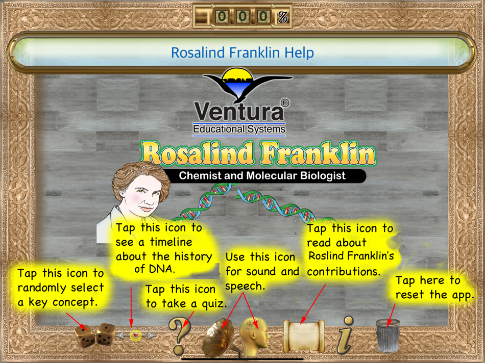 #6. Rosalind Franklin (iOS) 由: Ventura Educational Systems