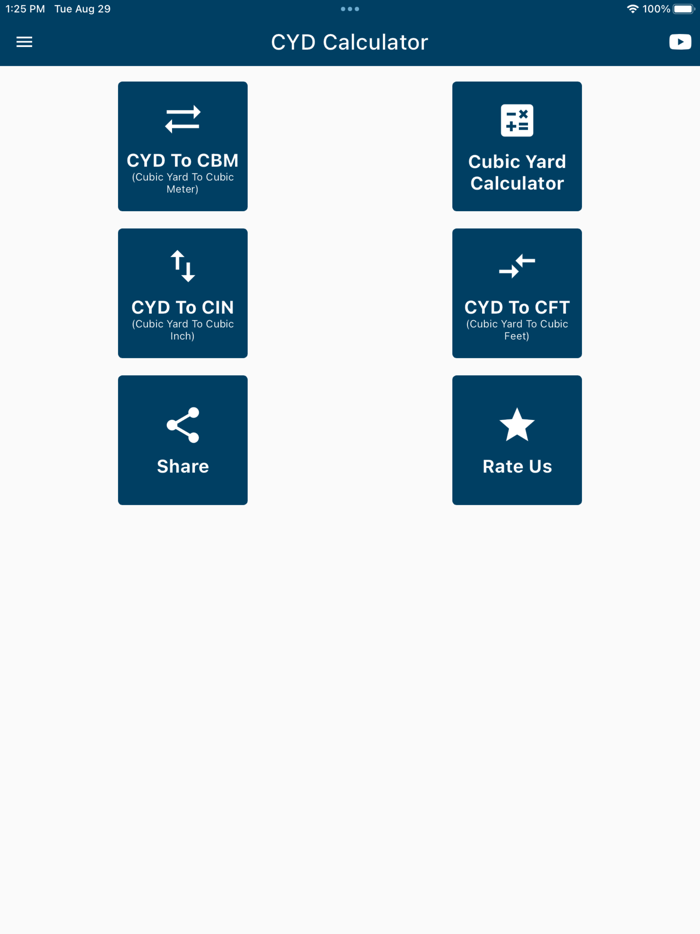 Cubic Yard Calculator