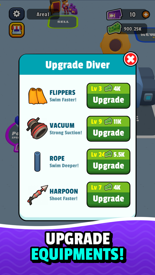 #4. Fish 'n Rich - Idle Tycoon (iOS) 由: Mintry Inc.
