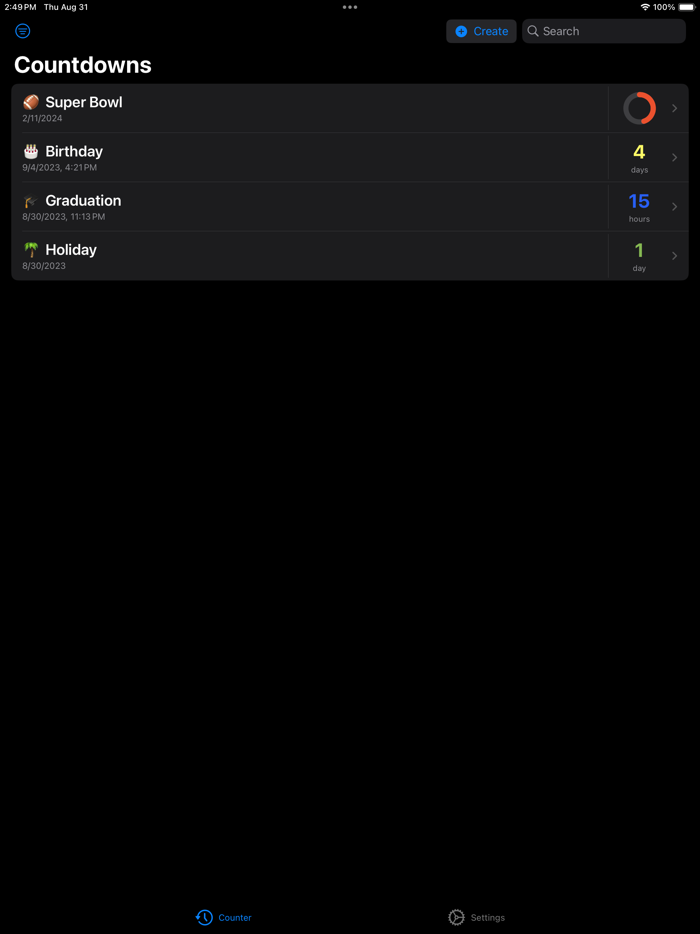 CNDWN - Event Countdown
