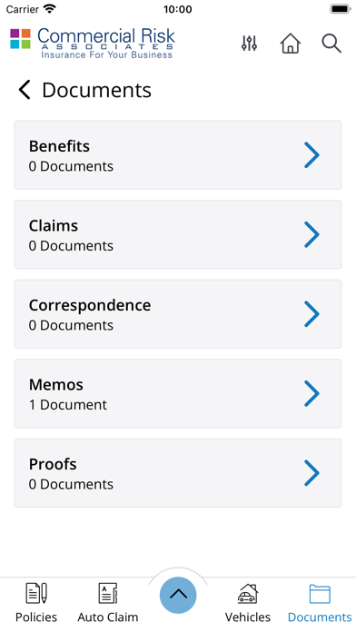 Commercial Risk Associates Screenshot