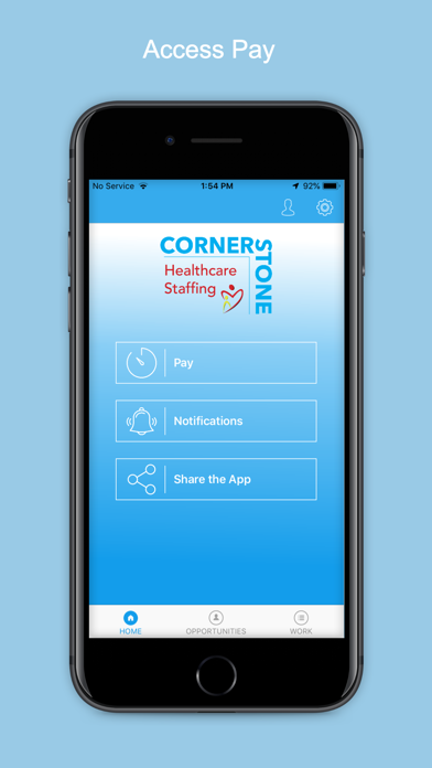 Cornerstone Staffing Screenshot