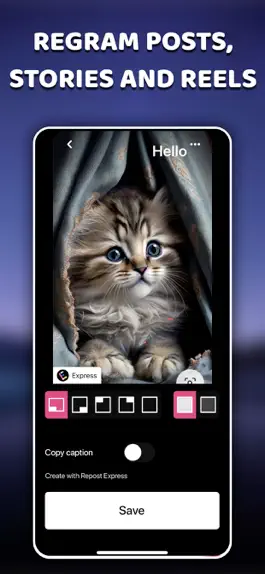 Game screenshot Repost + 4 video, story, photo apk