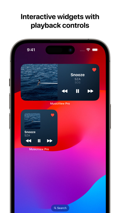 MusicView Pro - Music Widgets Screenshot