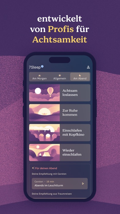 7Sleep - Schlaf & Achtsamkeit Screenshot