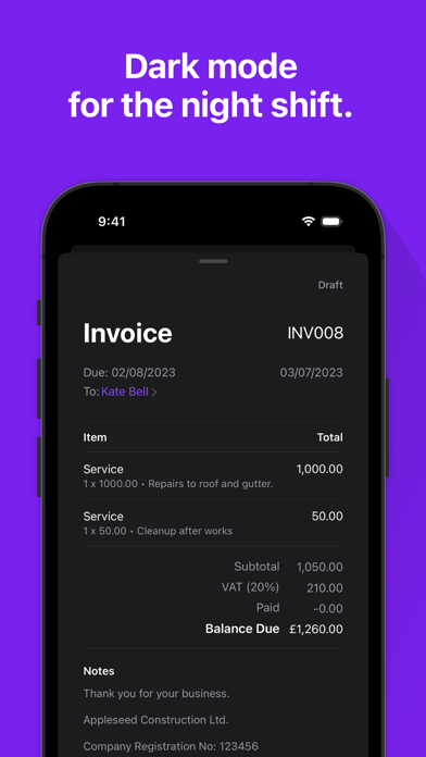 Invoices: Simple Invoice Makerのおすすめ画像7