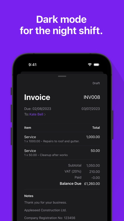 Invoices: Simple Invoice Maker screenshot-6