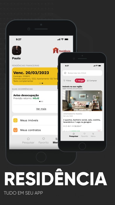Residência Imóveis Screenshot