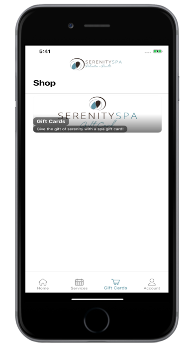 Serenity Spa Mobile Screenshot
