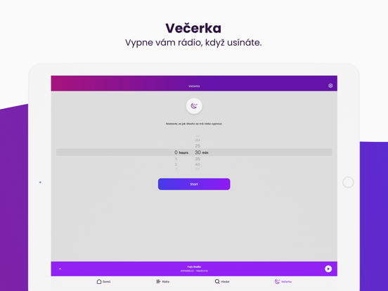 Radia.cz iPad screenshot 6 - Music app