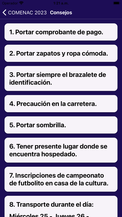 COMENAC 2023 Screenshot