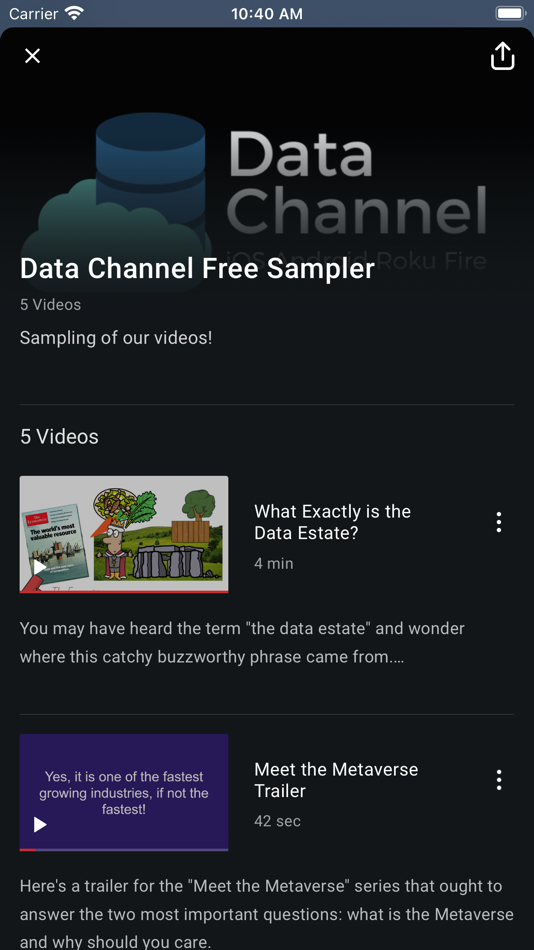 #2. The Data Channel (iOS) 由: Andy Leonard Training