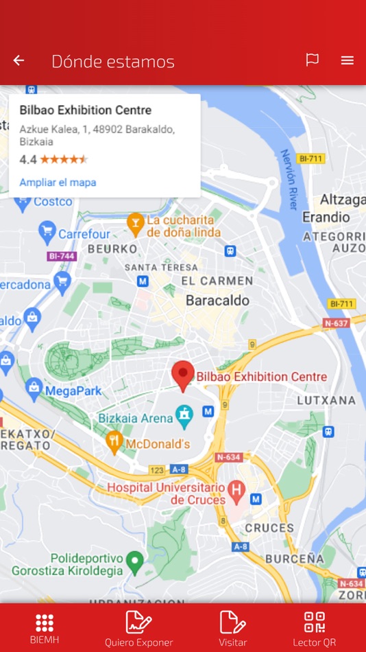 #5. BIEMH APP (iOS) By: BILBAO EXHIBITION CENTRE