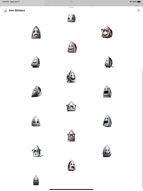 Screenshot #5 pour Iron Stickers