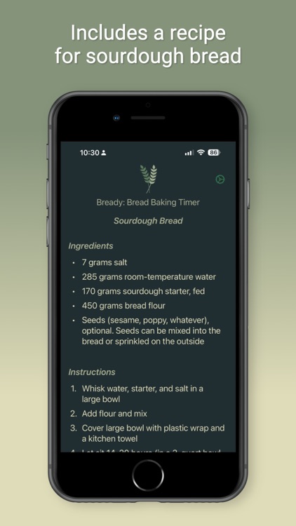 Bready: Bread Baking Timer