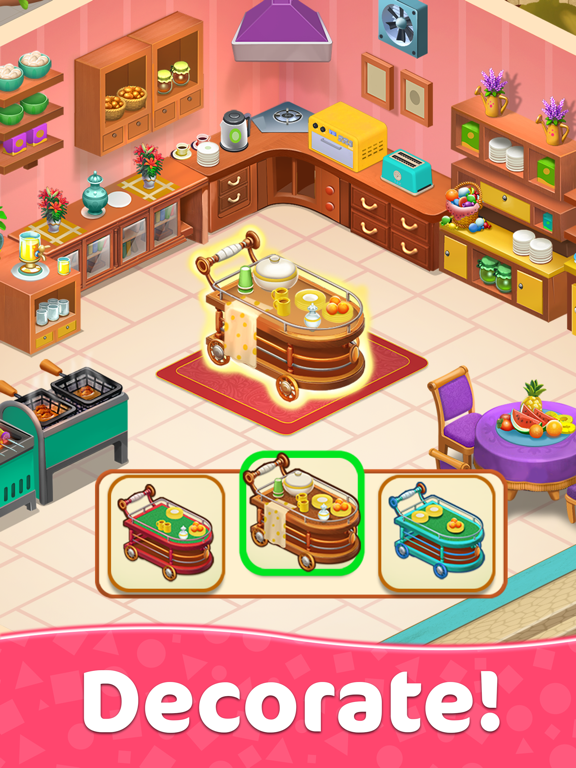 Merge Kitchen マージ マッチ パズルゲームのおすすめ画像2