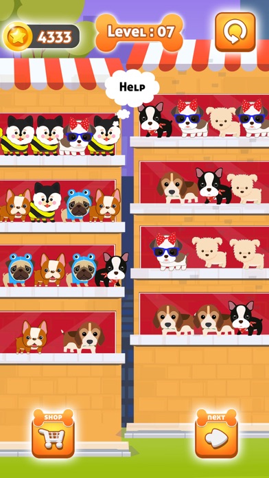 My Dog Sort Games Pet Shelter Screenshot
