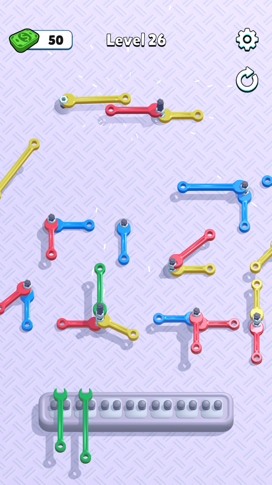 #6. Nut Sorting (iOS) Podle: ZiNKY OYUN YAZILIM ANONiM SiRKETi